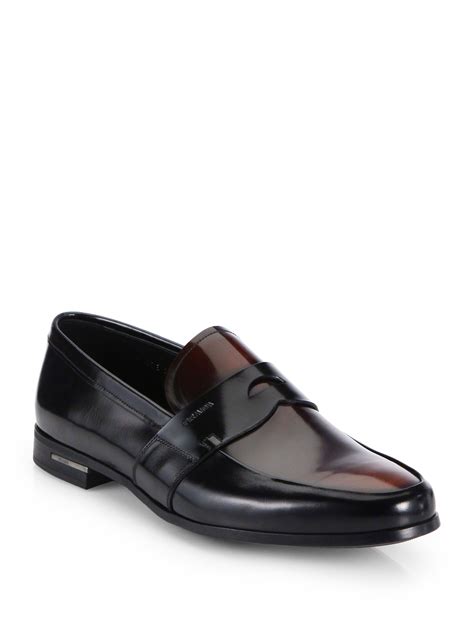 prada loafers mens|prada penny loafers men's.